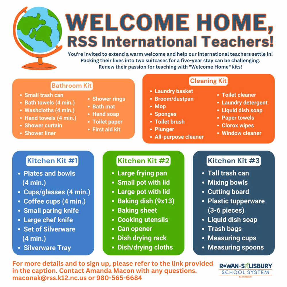  Welcome Home, RSS International Teachers