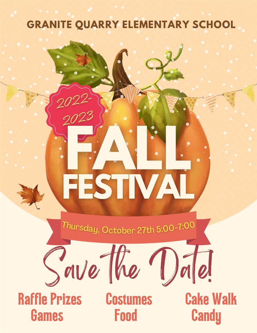  Fall Festival Schedule