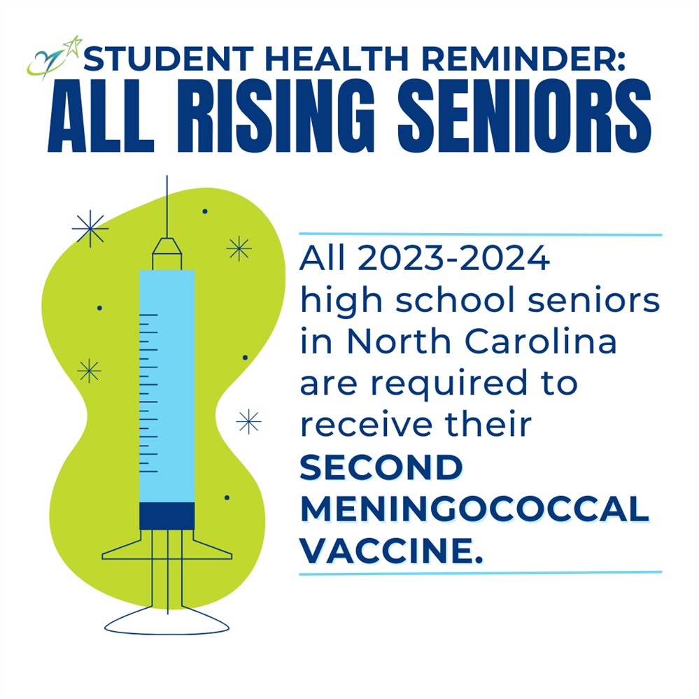  Immunizations for rising seniors.