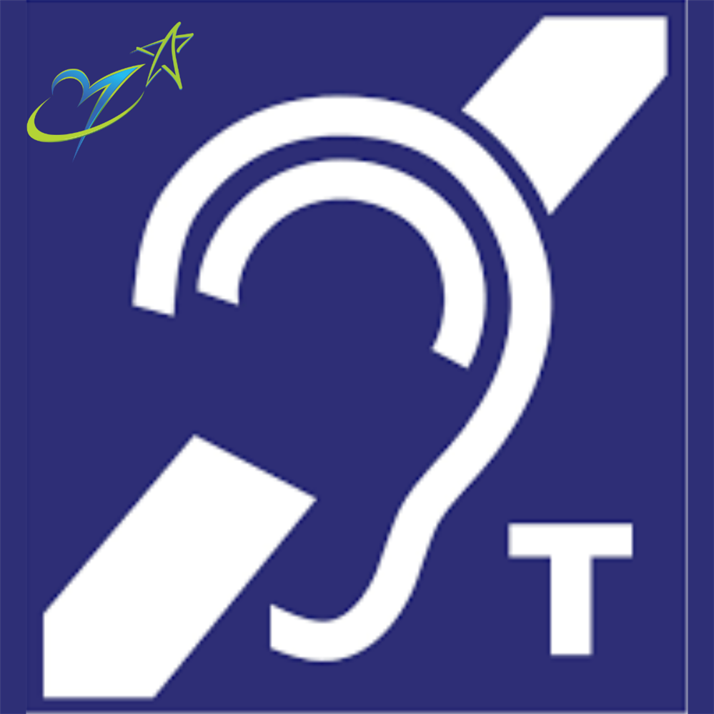  hearing loop symbol with the RSS logo